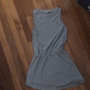 Zara ribbed knit asymmetrical dress